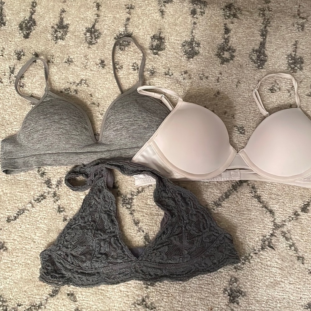 3 pack bundle of various Bras